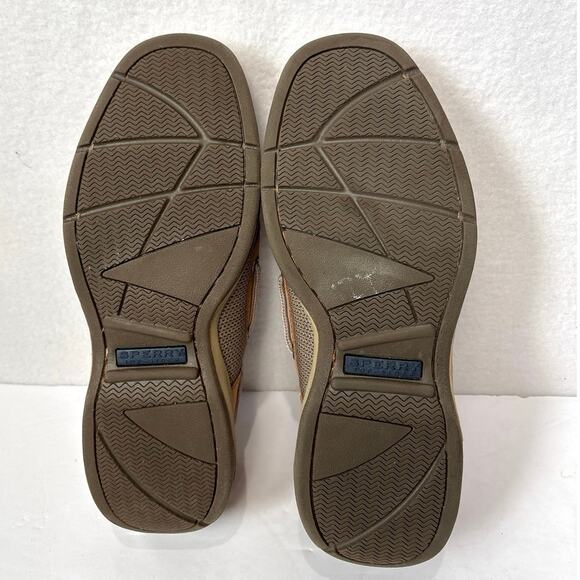 Sperry Top Sider Men\'s Size 8Leeward 2 Eye Boat Shoes Sahara NEW